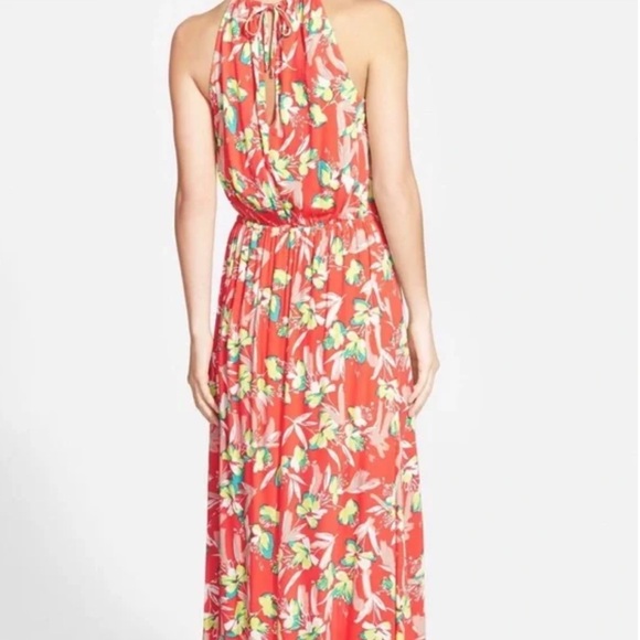 Ella Moss Orange Floradita Maxi Dress - Picture 3 of 13